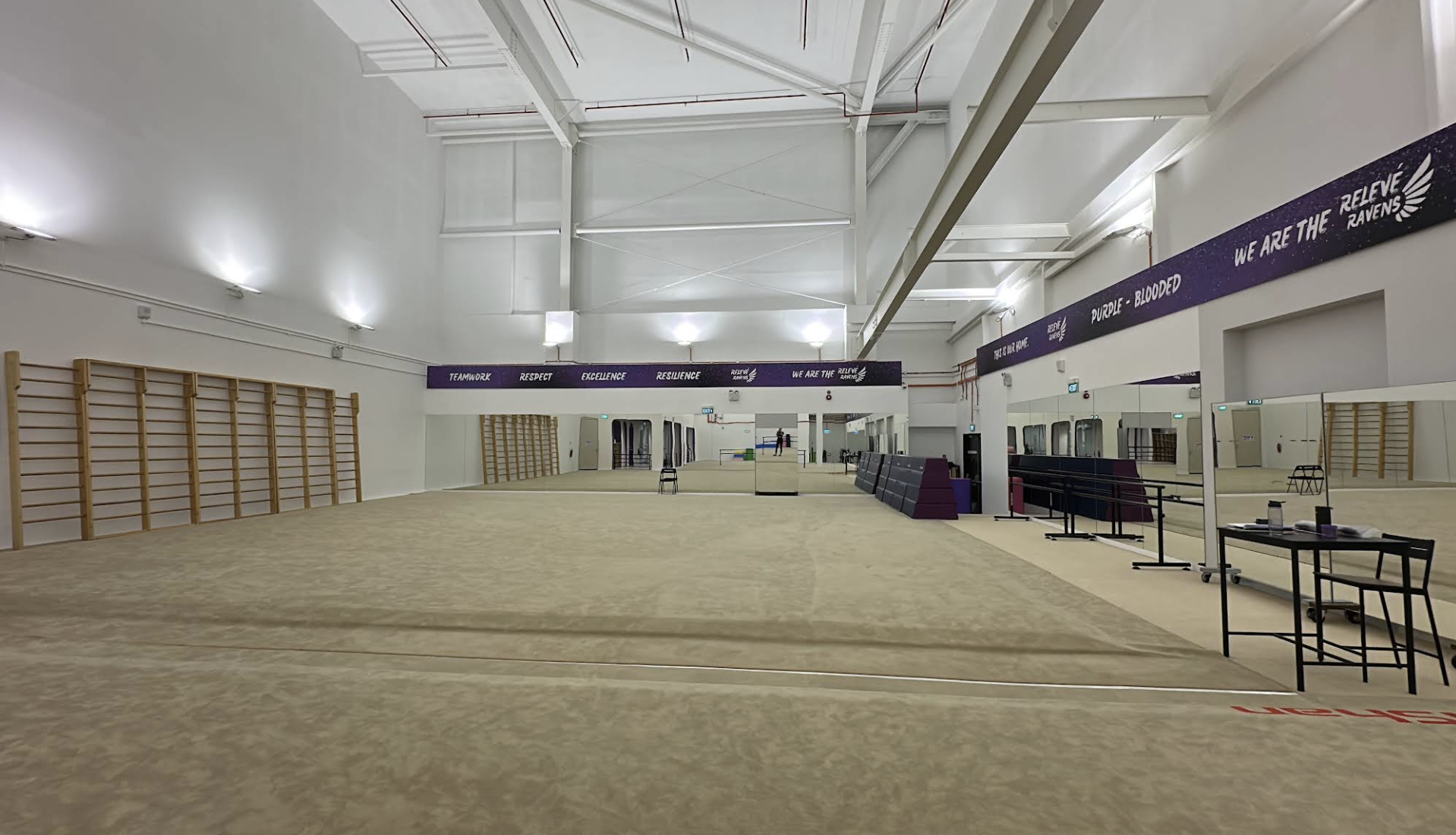 Relevé gym floor